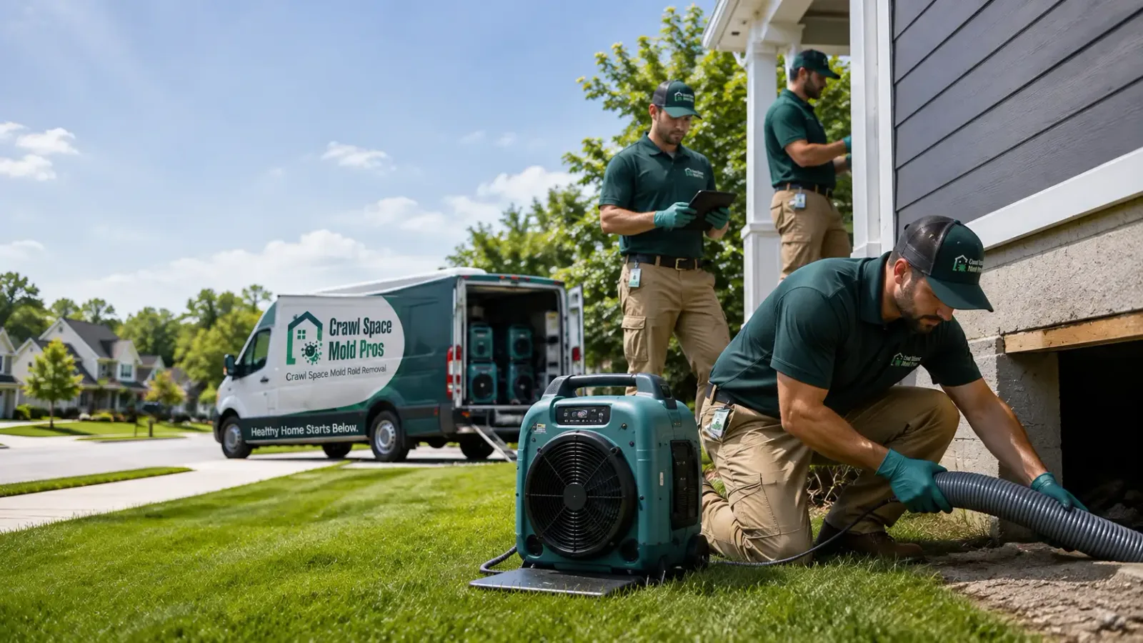 Crawl Space Mold Removal in Danvers, IL